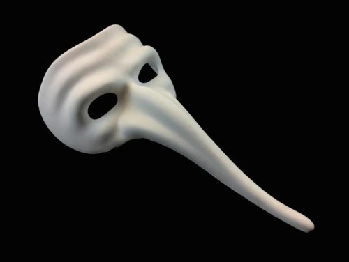 Bulk Blank DIY White Unpaint Masquerade Mask Polyresin Base Halloween Costume - Picture 23 of 30