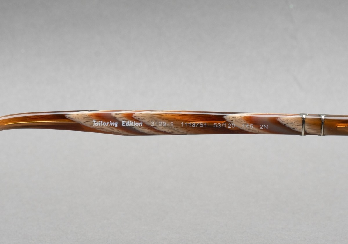 Persol 3199-S 1113/51 Brown Horn Gradient Sunglasses 53[]20  display picture 2