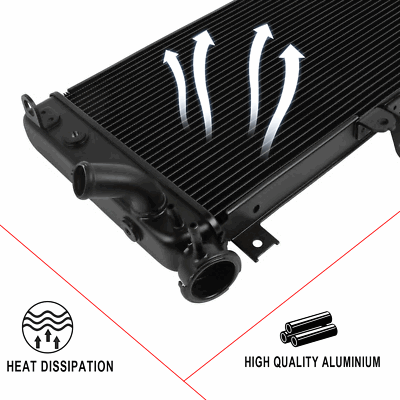 Radiator Engine Cooling Fits For Kawasaki Ninja ZX-4R ZX-4RR 2023