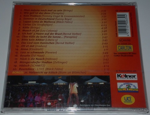 KÖLSCHE SOMMERPARTY VOL.2 CD NEU & OVP HÖHNER - BRINGS - PAVEIER - ZELTINGER - Bild 2 von 2