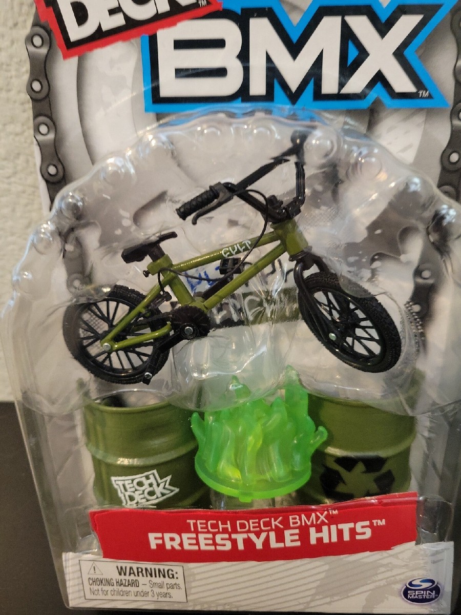 New Exclusive Tech Deck BMX Finger Bikes Freestyle Hits CULT Olive