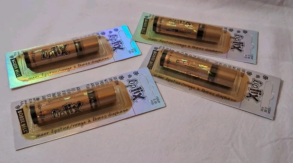 Nuevo Stock Antiguo Paquete Original DE COLECCIÓN Bonne Bell "I SCREAM" Lip Lix ~ Lote de 4 Foto 3 de 4