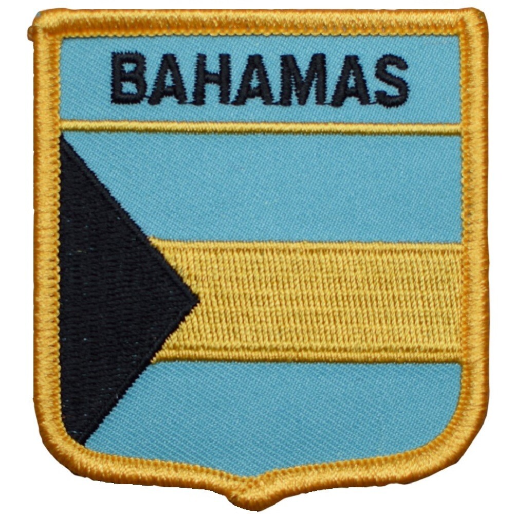 Bahamas Patch West Indies Archipelago Badge 2.75" (Iron on) Falak