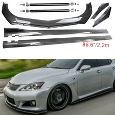 For Lexus Is250 Is350 Carbon Fiber Front Bumper Lip Spoiler Side Skirt