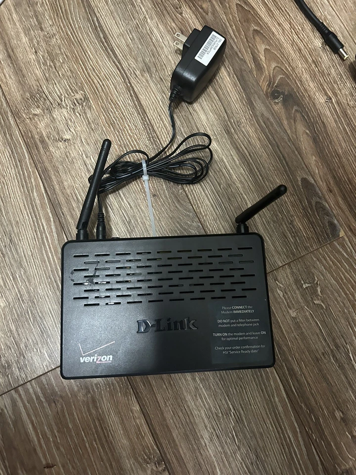 Verizon D-Link DSL-2750B 4-Port Wireless Router - Image 2 of 3