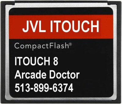 JVL ITouch 8 Replacement CF CompactFlash Card Eclipse Vortex Retro Touchscreen