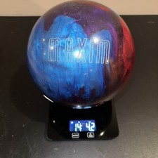 Ebonite Maxim Red Blue Purple Swirl 14 LB 4.4 OZ