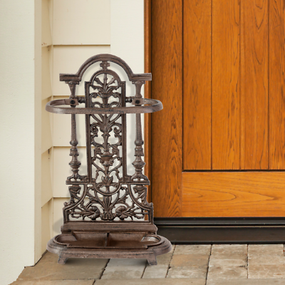 https www.etsy.com listing 490101889 vintage-cast-iron-patio-umbrella-stand Sungmor Cast Iron Freestanding Umbrella Stand with Detachable Drip Tray Cast Iron Umbrella Stand |
