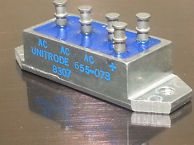 Microsemi 3PH Bridge Rectifier 400V (x3) @ 25A w/Cat. 1 PN Junctions, # 655-073