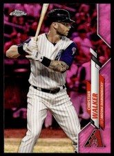 2020 Topps Chrome Pink Refractor Christian Walker Arizona Diamondbacks #27