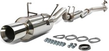 Muffler Catback Exhaust System For 01-05 Honda Civic Dx Lx 2dr4dr Muffler Catback Exhaust System For 01-05 Honda Civic Dx Lx 2dr4dr