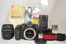 Sony Alpha 100 DSLR A100 Camera with DT 18-70mm Lens Accessories Bundle