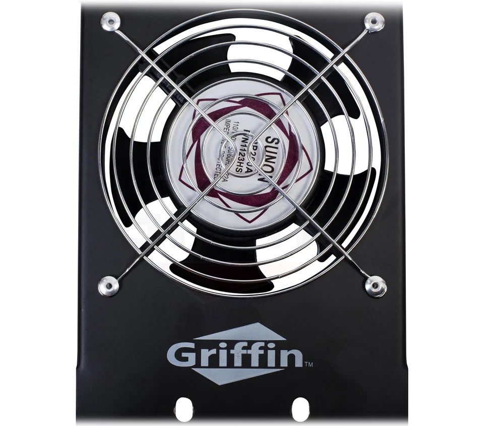 GRIFFIN 2x Rack Mount Fan Cool System Panels | Audio Equipment Gear Network IT - Image 3 of 4