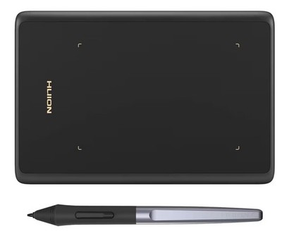 H420X Graphics Drawing Tablet with 8192 Level Pressure Battery-Free Stylus, 4.17