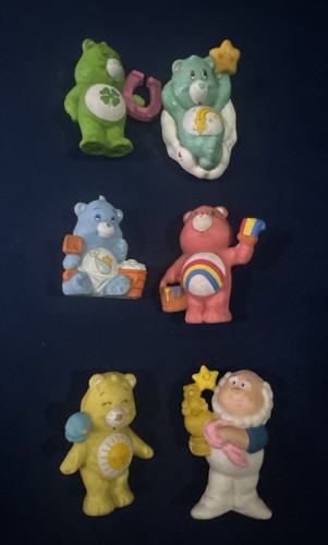 Care Bears Konvolut 6 Vintage 80er Jahre PVC Figuren - Bild 1 von 2