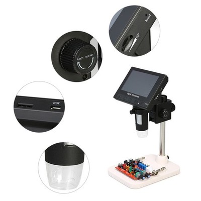 1000X Portable Digital Microscope 43 LCD 720P LED For Circuit Board Repair V1