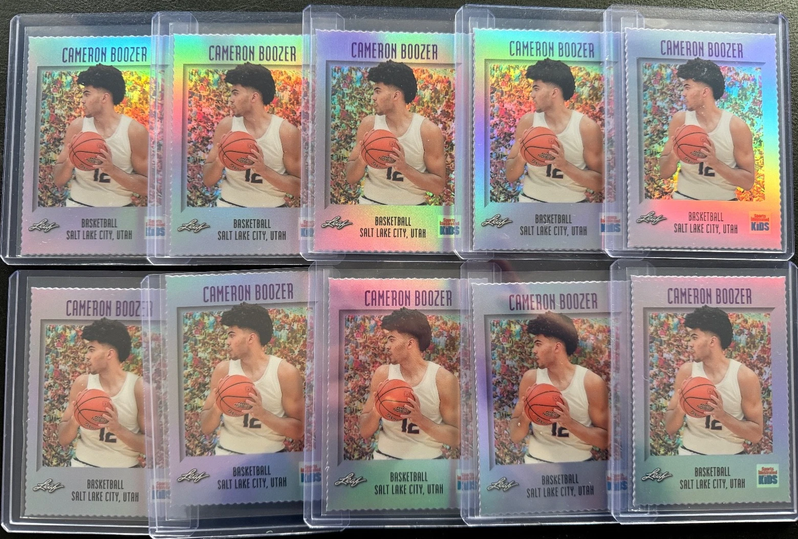 2025 Leaf Sports Illustrated for Kids Cameron Boozer Duke /640 Lot of 10 - Picture 1 of 2