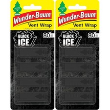 WUNDER-BAUM Vent Wrap Lufterfrischer Black Ice unauffälliges Design 8er WUNDER-BAUM Vent Wrap Lufterfrischer Black Ice unauffälliges Design 8er