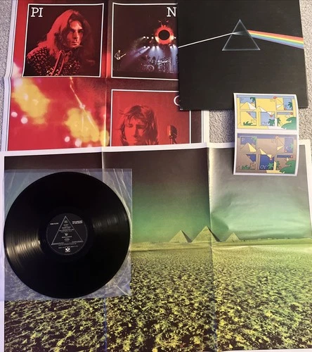 PINK FLOYD - Dark Side Of The Moon - SMAS 11153 - EX Vinyl LP w/ Posters
