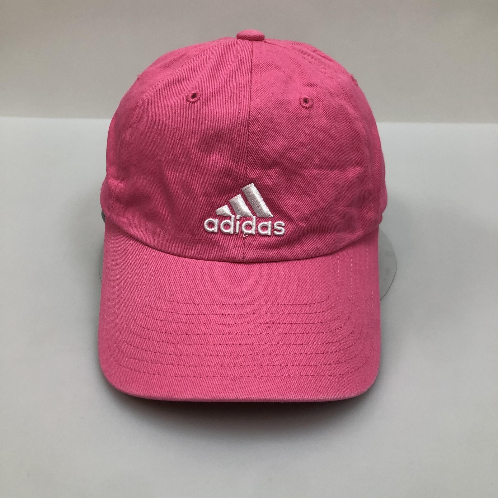 Adidas Baseball Hat Cap Strap Back Pink Twill AEROREADY Mens