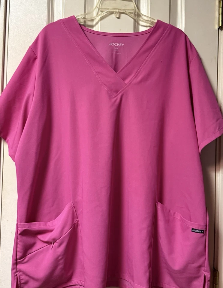 Jockey ~ Mujer ~ Exfoliante ~ Top ~ 3X ~ Rosa ~ Manga Corta Foto 4 de 4