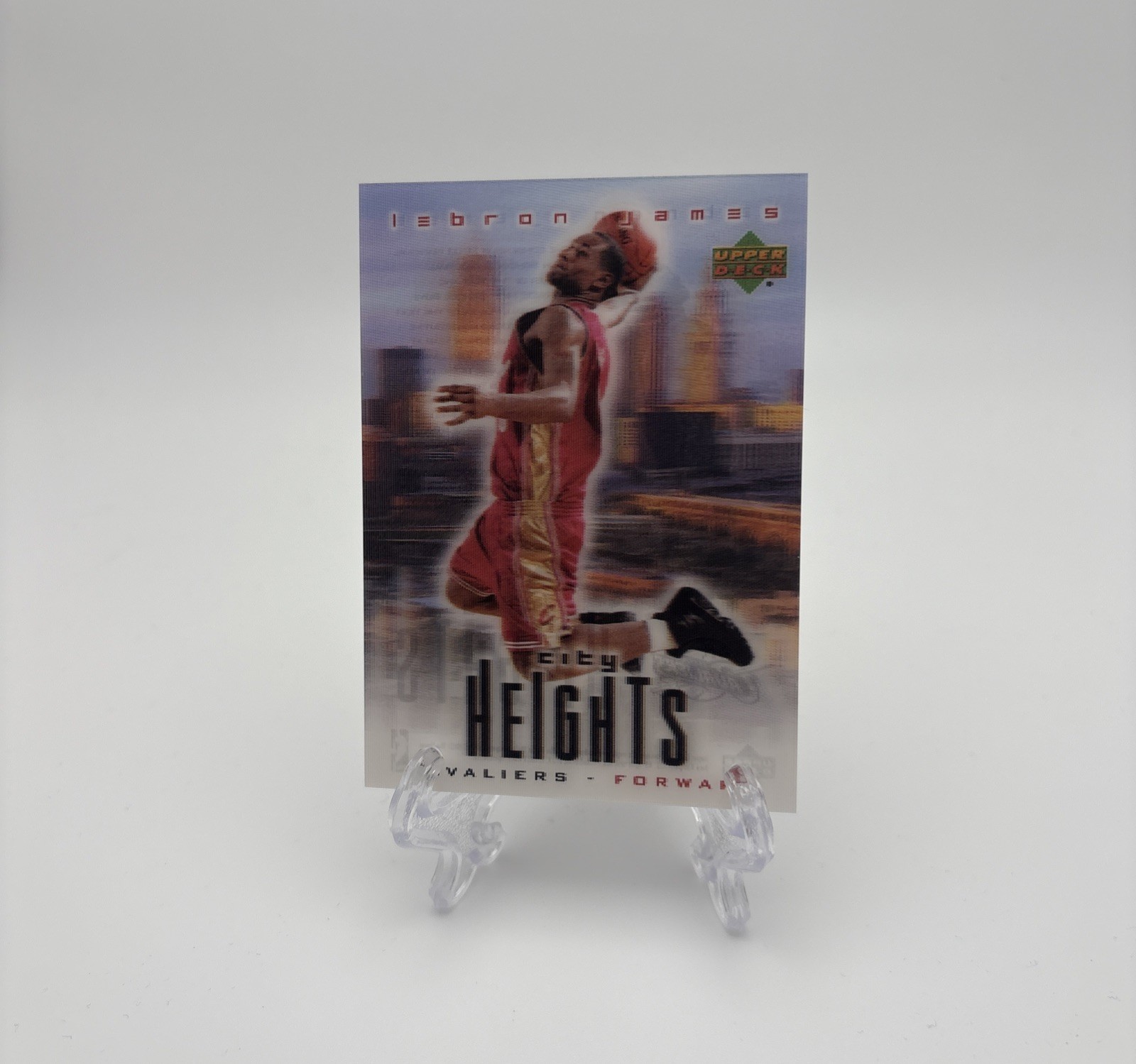 2003 Upper Deck - Redemption Special - City Heights Rookie Card LeBron James
