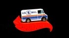 Vintage 1976 Hot Wheels Letter Getter US Mail Truck USPS Black Base Hong Kong