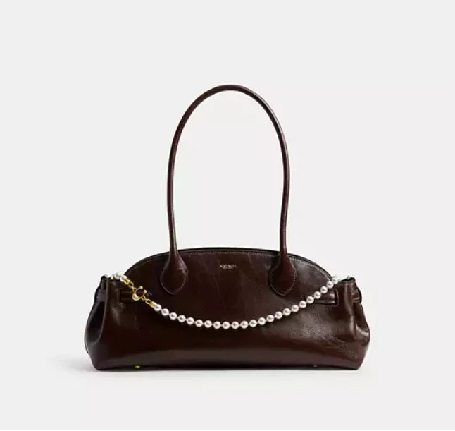 Coach Short Pearl Strap In Brass/Chalk CAU48 NWT - Image 2 of 4