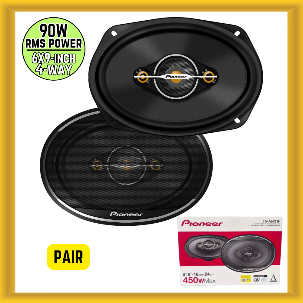 New Pioneer 6x9-inch 4-way Car Audio Coaxial Speakers Pair 6