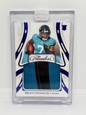 BRIAN THOMAS JR. Rookie 2024 Panini Flawless Jumbo Patch Sapphire /10 Jaguars RC