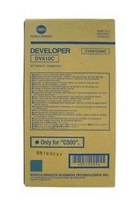 Original Konica Minolta DV510C Cyan Developer Unit. New Sealed Box, Ship Fast