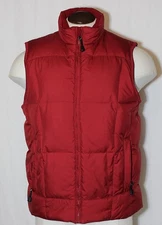 Eddie Bauer Premium Goose Down Warm Quilted Vest Women's Small Front Zipper