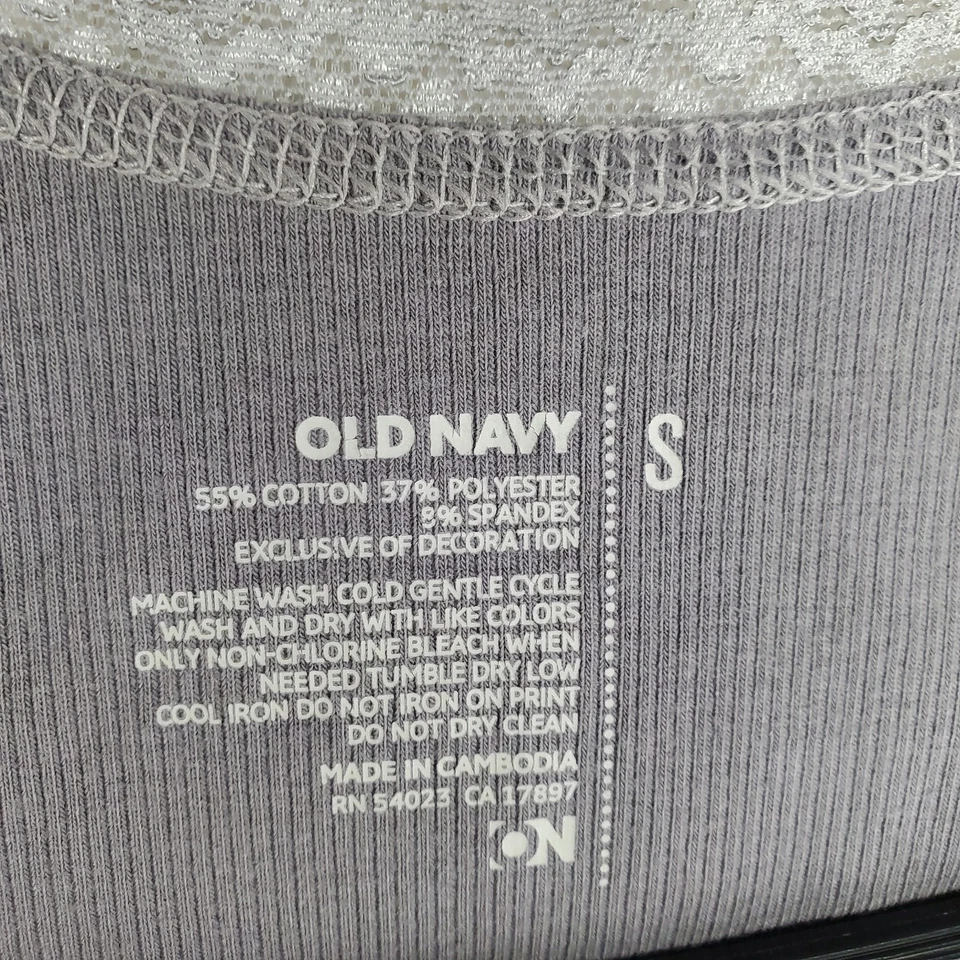 Camiseta sin mangas para mujer Cami pequeña gris acanalada tejida ribete de encaje Elena Gilbert Y2K Bella Foto 3 de 4