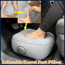 Inflatable Footrest Pillow PVC Foot Rest Air Pillow Cushion for Travel Office
