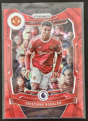2021-22 Panini Prizm Premier League - Cristiano Ronaldo #283 Red Ice Prizm