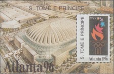 São Tomé and Príncipe S/S Olympic Games Barcelona 1992 MNH-11 Euro