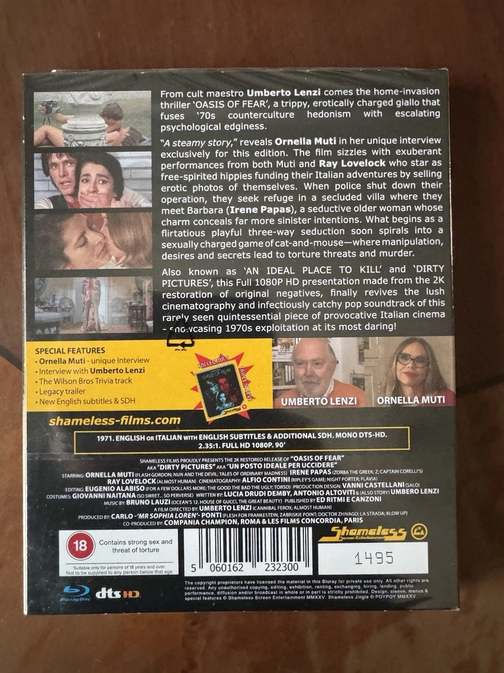 Oasis of Fear (Dirty Pictures)[1971] Limited Edition Blu Ray All Regions - Image 2 of 4