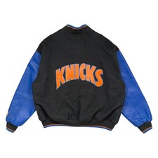 VTG 90s NBA NEW YORK KNICKS GIII CARL BANKS HARDWOOD CLASSICS VARSITY JACKET XXL
