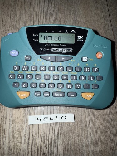 Brother P-Touch PT-65 Haus & Hobby Etikettiergerät elektronisches Etikettiersystem funktioniert