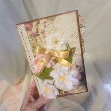 Handmade Junk Journal featuring Rose Parlour Papers from TDPS
