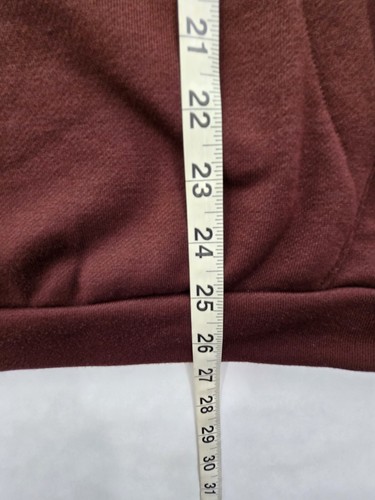 NIKE Dri Fit Pullover Hoodie Dark Red Mens Size Small - Picture 5 of 8