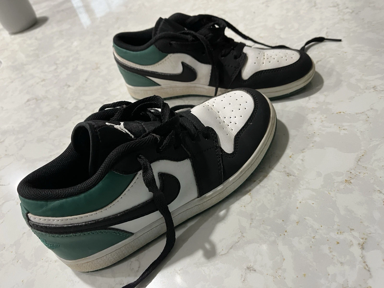 Nike Jordan 1 scarpe basse per bambini taglia 2 5 anni verde mistico (553560 113)