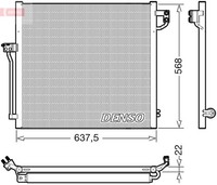 Kondensator Klimaanlage Denso DCN17058 FüR Klasse W166 Mercedes GLE C292 GL X166