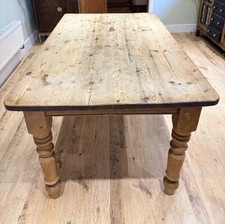 Solid Dining Table Farmhouse Style