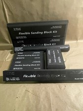 7PCS Sanding Block Kit Flexible EVA Foam Wet or Dry Autobody Hand Sanding Black
