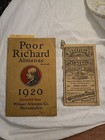 Antique Western Farmers (Personalized) 1880-81 & 1920 Poor Richard Almanacs — photo 1