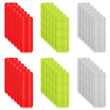 30 Pcs Warning Reflective Stickers Assortment Outdoor Waterproof Reflective