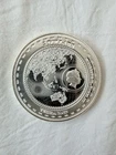 2022 “Terra” 1 oz .999 Fine Silver Round $5 –Queen Elizabeth II World Map Design