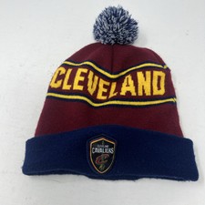 Cleveland Cavaliers Winter Pom Knit Beanie Adult NBA Phantom Fireworks