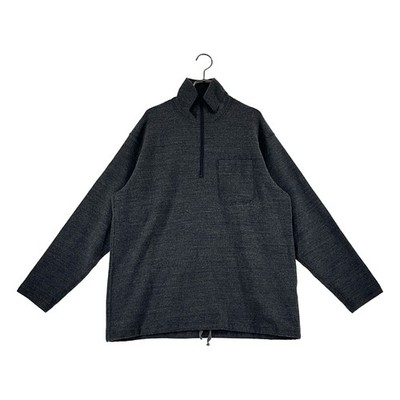 Engineered Garments | Zip Mock Neck Half-Zip Top M Gray Men's Used KLDR-0